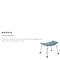 Flash Furniture 15" L, Plastic, Navy Bath & Shower Chair DC-HY3410L-NV-GG - alternate 9